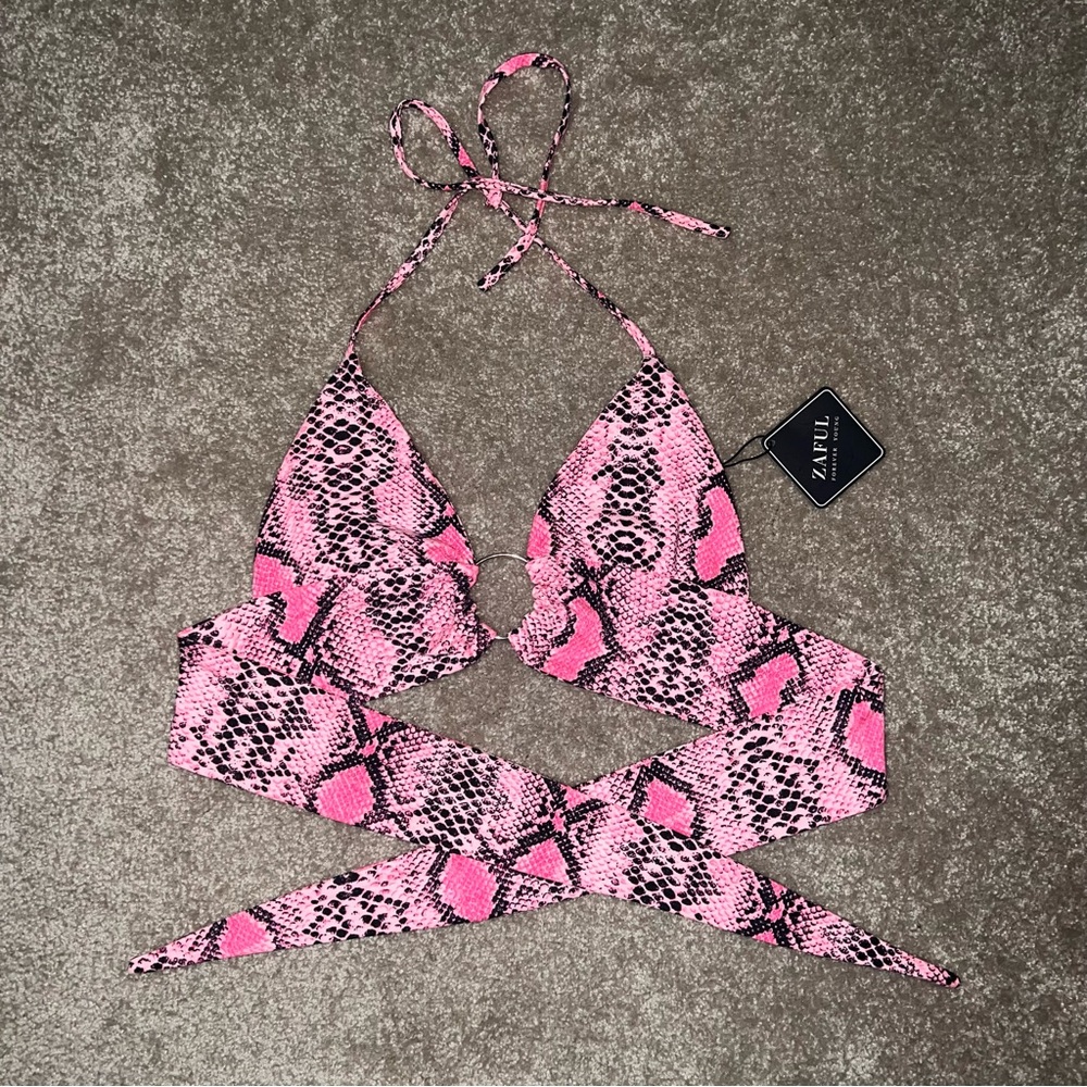 Zaful Party Tie up Top